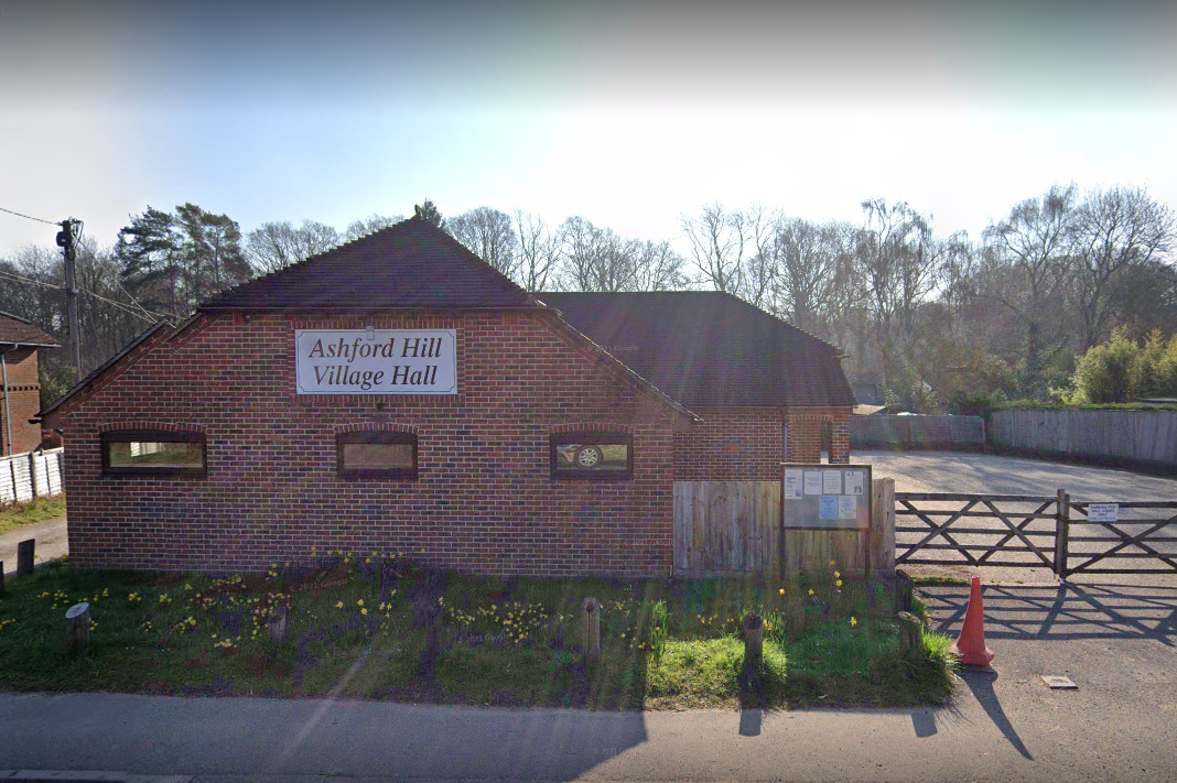 Defibrillator installed at Ashford Hill Village Hall